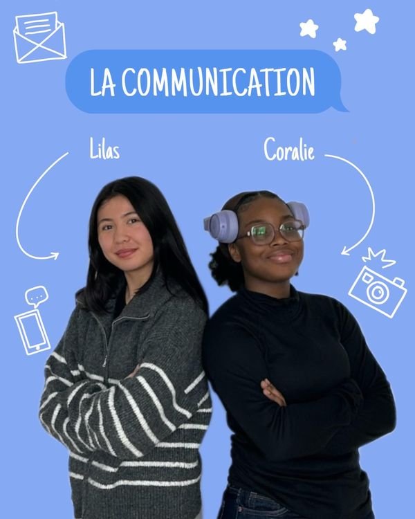Lilas et Coralie, pôle communication