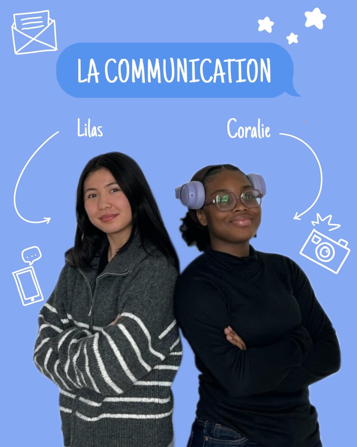Lilas et Coralie, Pôle Communication du BDE aivancity